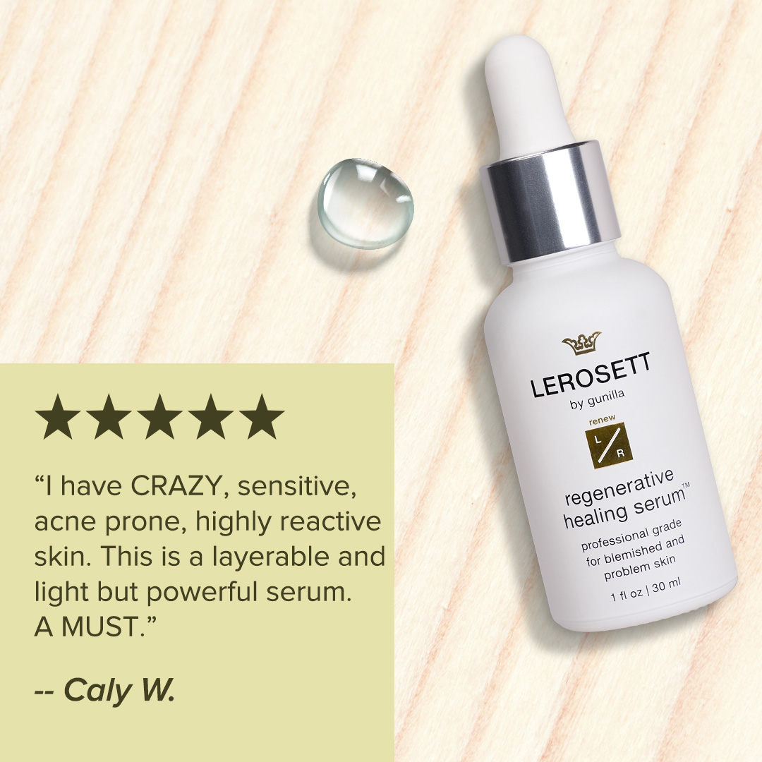 LEROSETT® Acne Treatment Kit + Healing Serum to Heal Scarring Fast