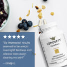 Clearpoint acne supplements- Social media review images FB & star rating