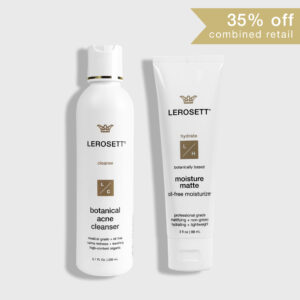 ACNE CLEANSER + MOISTURE MATTE DUO UPDATED LMM