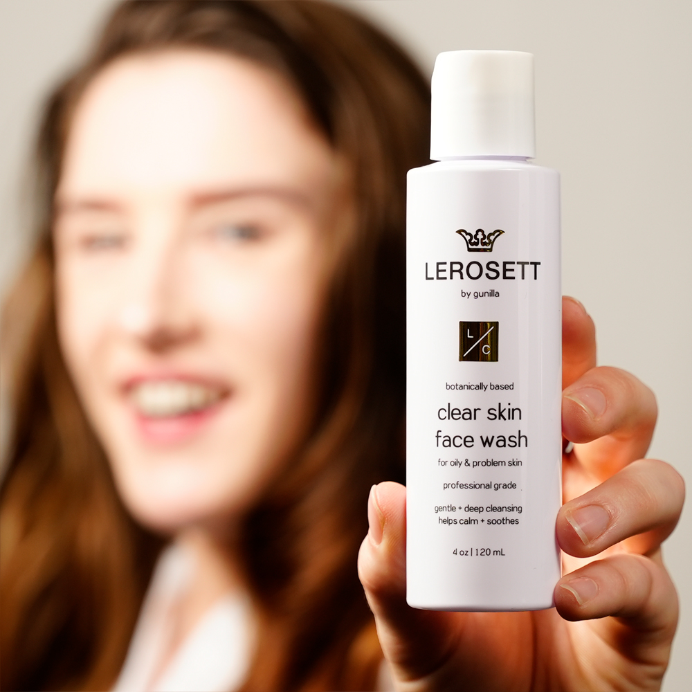LEROSETT FACE WASH 4 oz STYLE 1×1 FSN2067