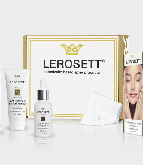 Lerosett acne kit box