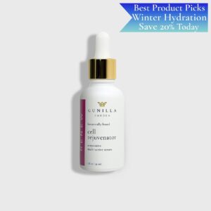 Cell rejuvenator bottle great for anti aging and cell turnover